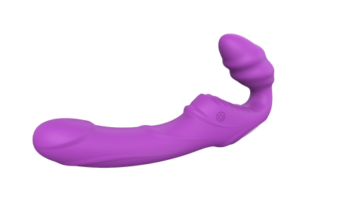 Dream Toys Vibes Of Love Double Dipper Strapless Strap - On - Loveangels