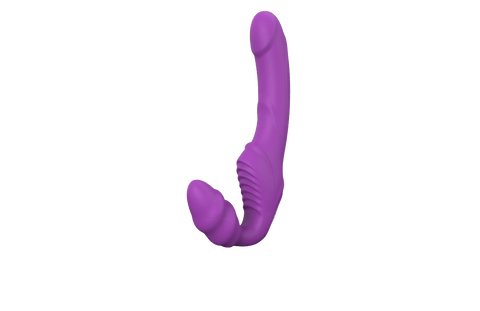 Dream Toys Vibes Of Love Double Dipper Strapless Strap - On - Loveangels