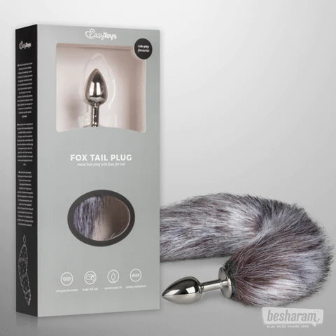 Fox Tail Plug No. 5 - silver