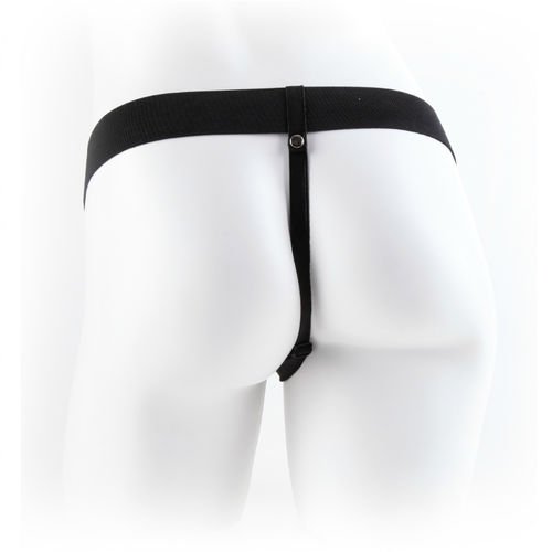 Fetish Fantasy Series 11 Inch Vibrating Hollow Strap - On - Loveangels