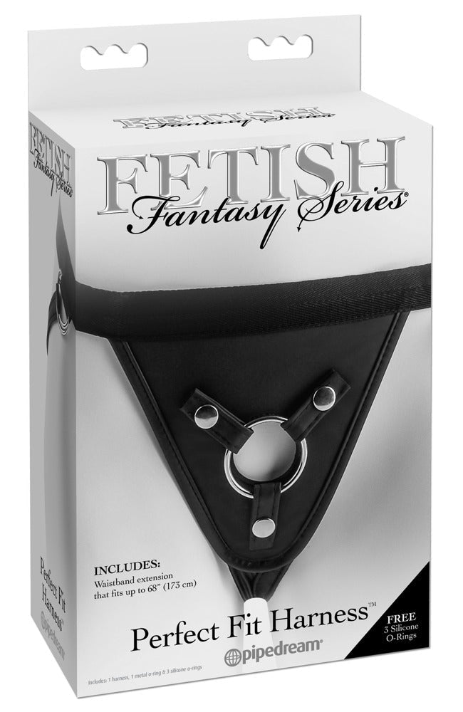 Fetish Fantasy Series Perfect Fit Harness With 3 Rings - Loveangels