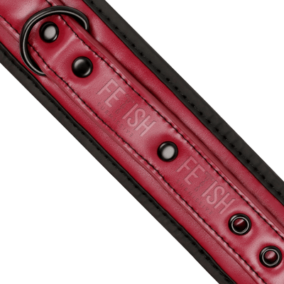 Fetish Submissive Dark Room Vegan Leather Handcuffs - Loveangels