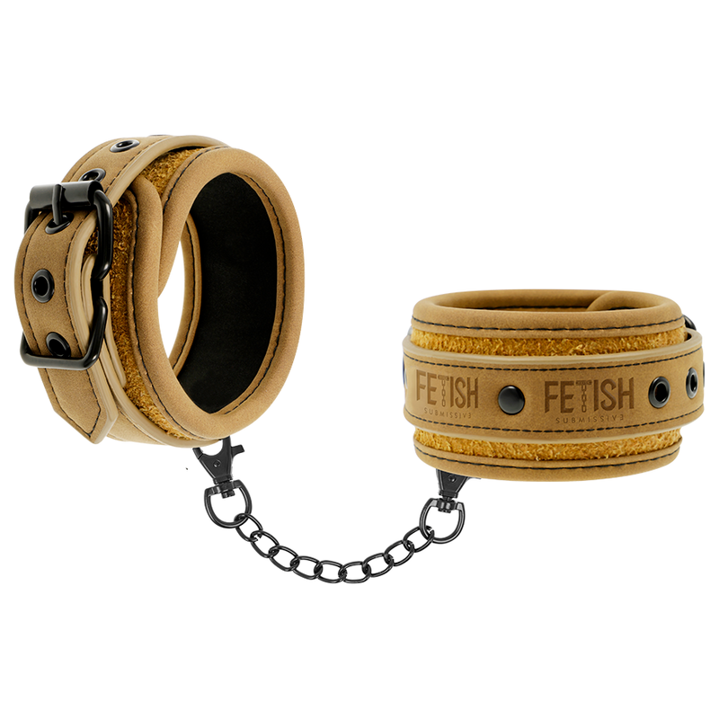 Fetish Submissive Quality Handcuffs Vegan Leather