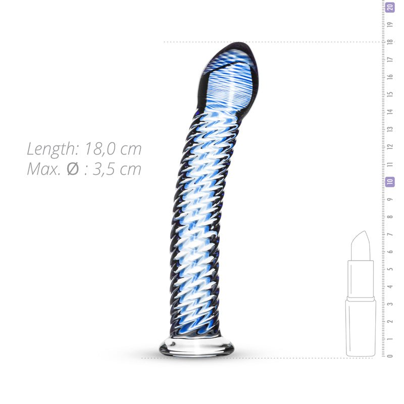 Gildo 7 Inch Glass Dildo No. 5 - Loveangels