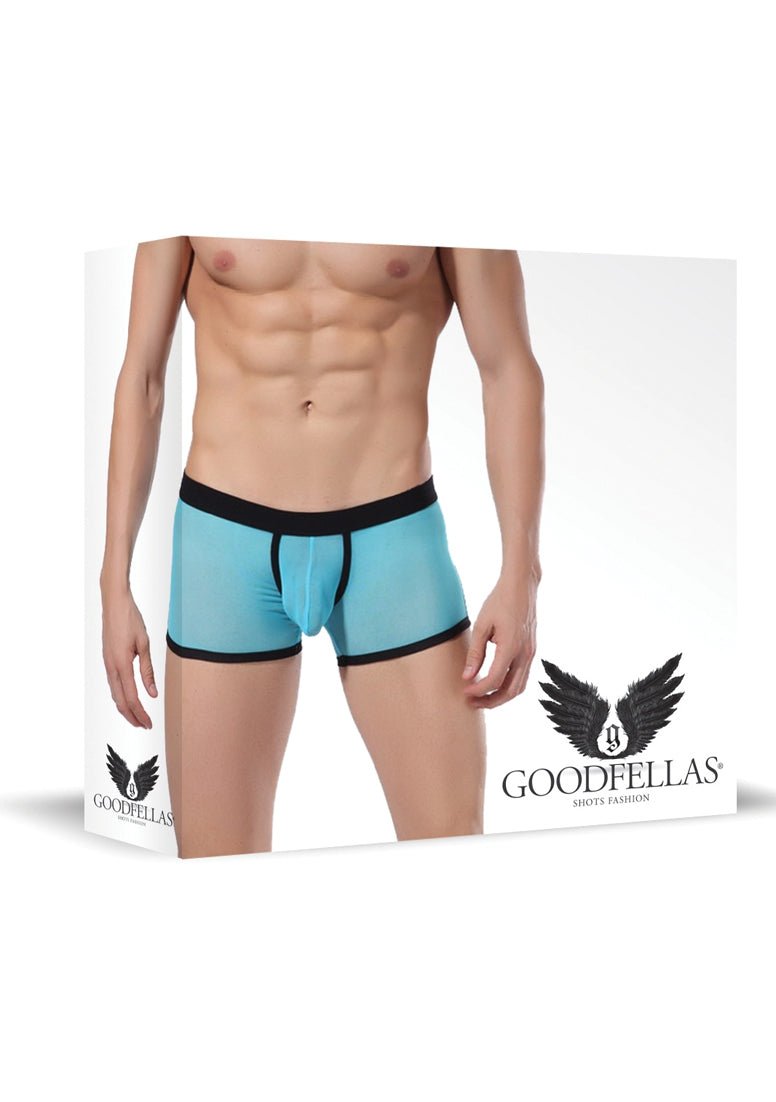 Goodfellas Blue Mesh Boxers - Small - Loveangels