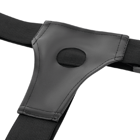 Harness Attraction Benny Vibrating 6.1 Inch Hollow Strap - On - Loveangels