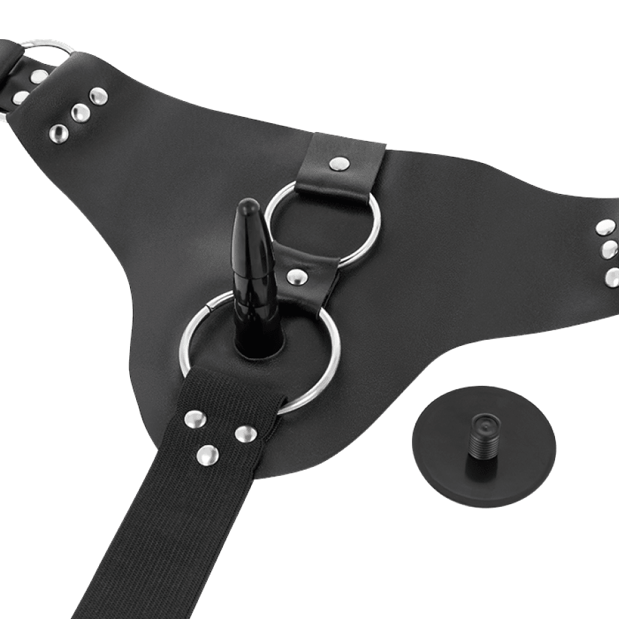 Harness Attraction Taylor Deluxe 7 Inch Strap On With Extra Ring - Loveangels