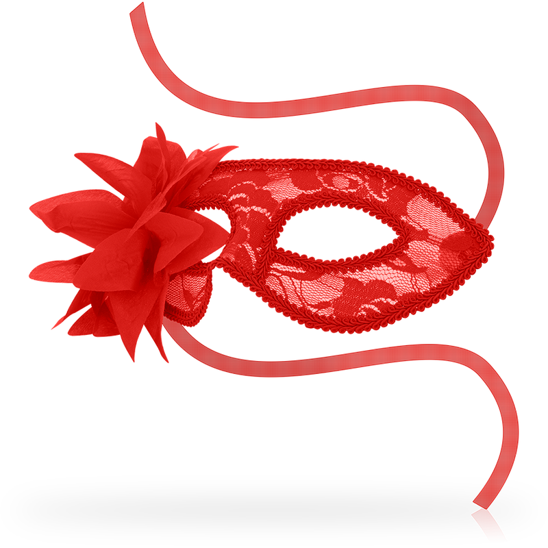 Lace Mask with Side Flower