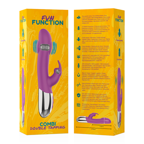 Fun Function Combi Double Tapping Vibrator