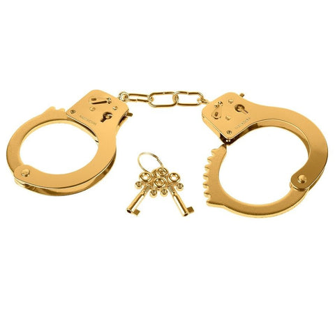 Fetish Fantasy Gold Metal Handcuffs