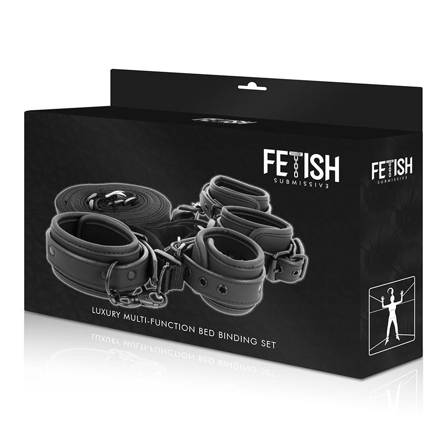 Fetish Submissive Cuff And Tether Set