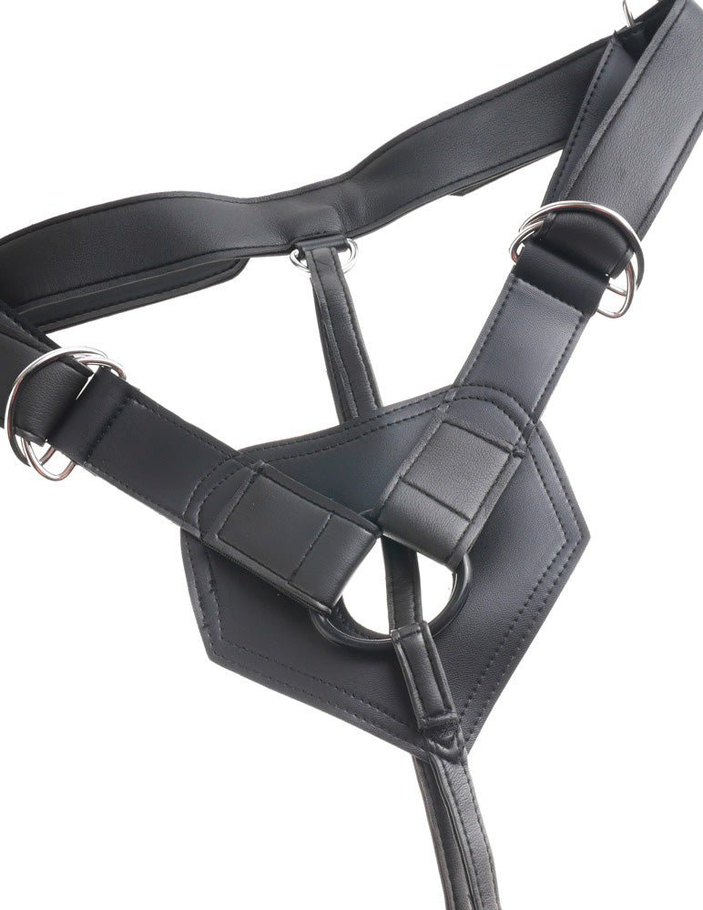King Cock Strap On Harness 7 Inch Dildo - Loveangels