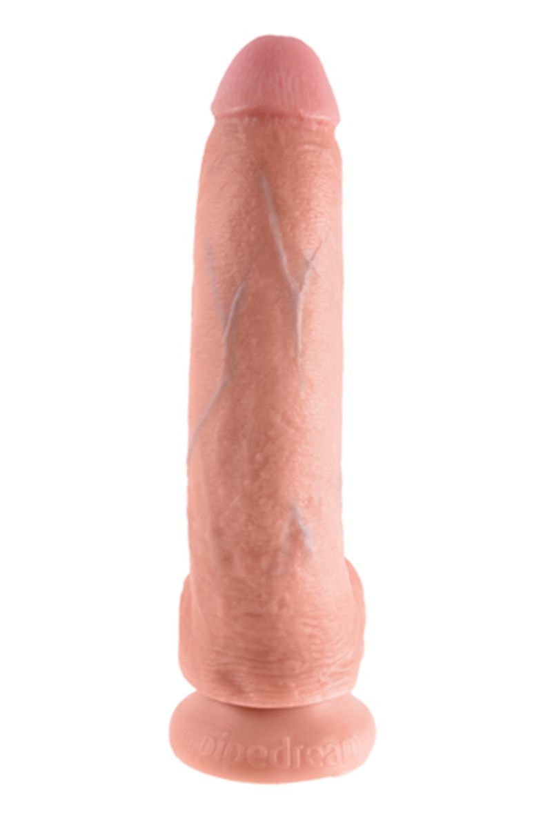 King Cock 9" Cock With Balls 