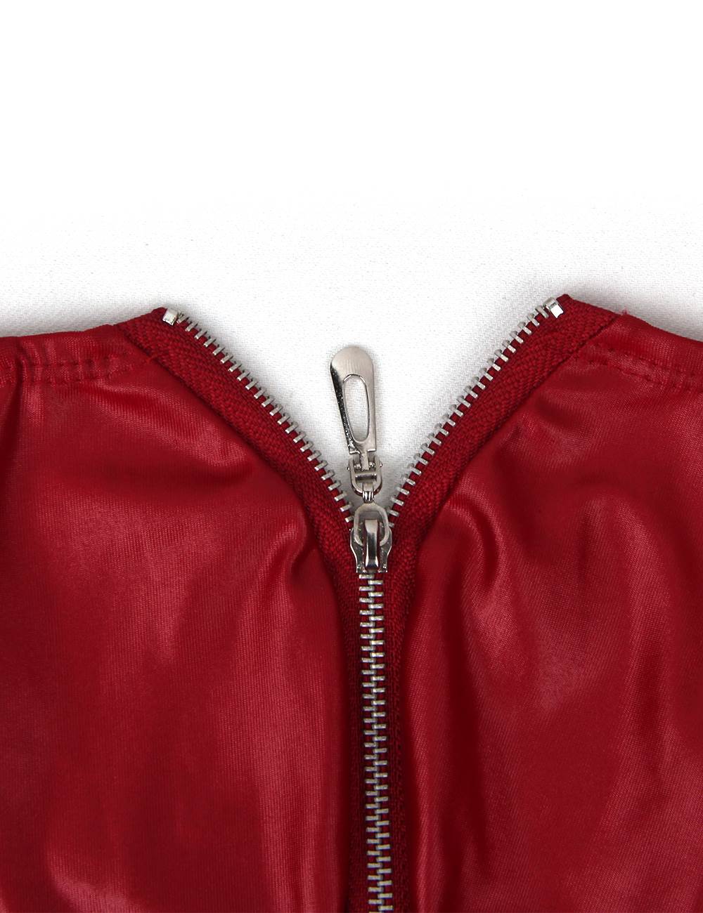 Loveangels Wet Look Pants with Zip Detail - Loveangels