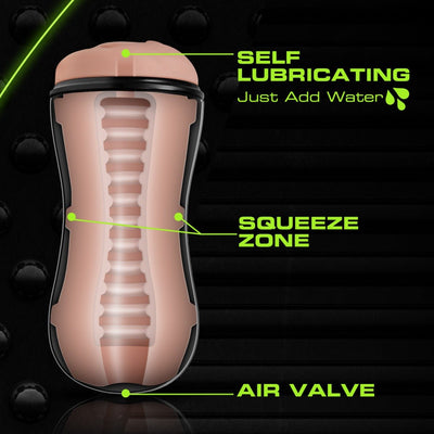 M For Men Soft And Wet Self Lubricating Pussy Stroker - Loveangels