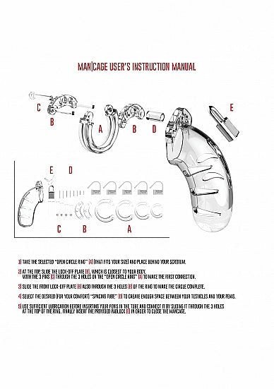 ManCage Model 06 Chastity Cage - 5.5" / 14 cm - Loveangels