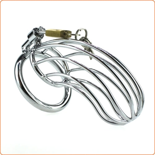 Metal Male Chastity Kit 2'' Ring