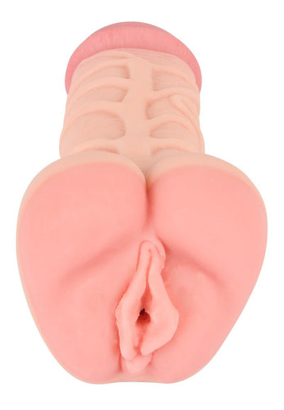 Nature Skin 2 In 1 Extension and Masturbator 22.1cm - Loveangels