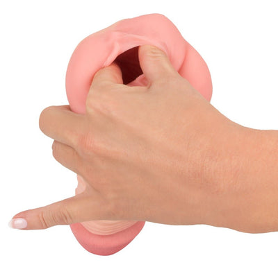 Nature Skin 2 In 1 Extension and Masturbator 22.1cm - Loveangels
