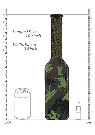 Ouch! Army Theme Paddle - Loveangels