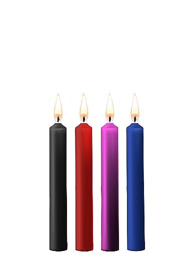 Ouch! Hot Wax Candles 4 Pieces - Loveangels