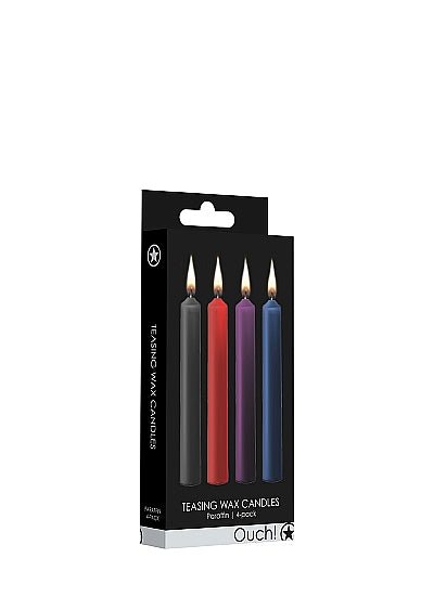 Ouch! Hot Wax Candles 4 Pieces - Loveangels