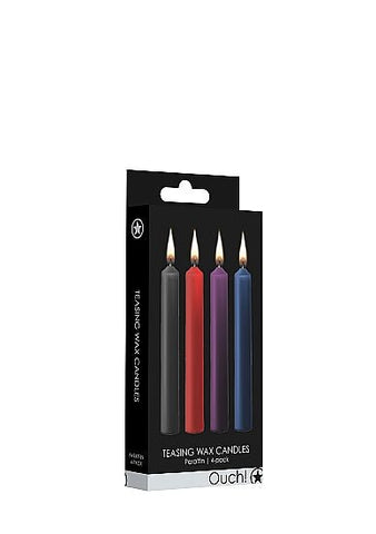 Ouch! Hot Wax Candles 4 Pieces - Loveangels
