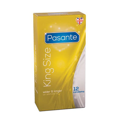 Pasante King Size Condoms 12 Pack - Loveangels