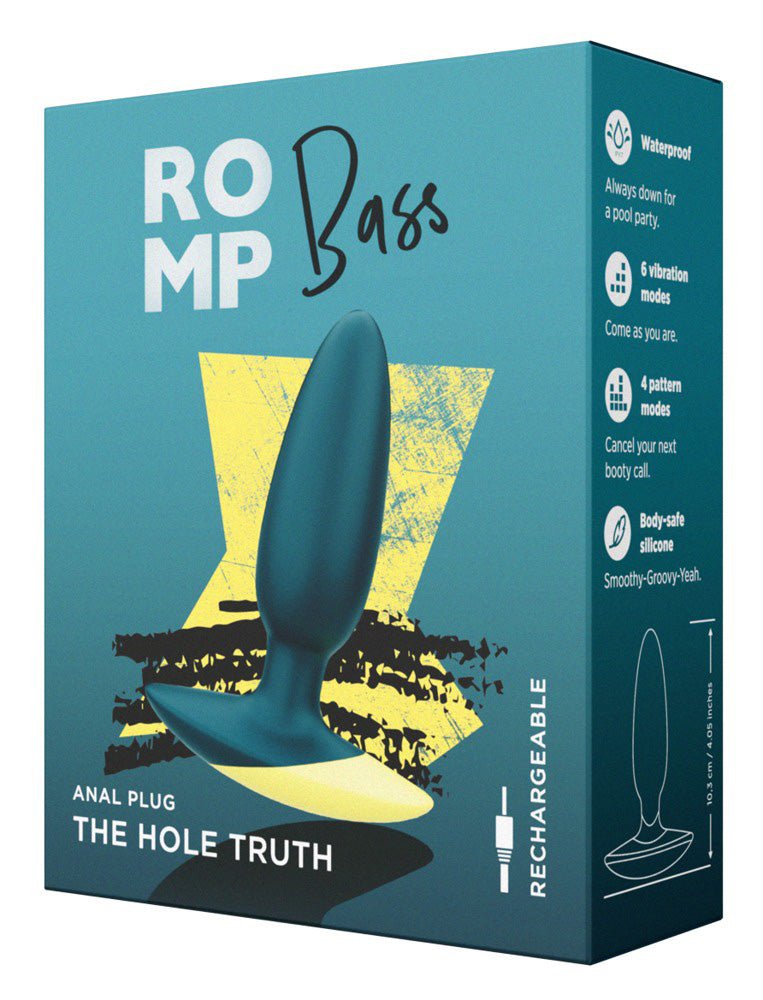 ROMP By Womanizer Bass Rechargeable Butt Plug - Loveangels