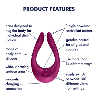 Satisfyer Endless Joy Couples Multi Vibrator - Loveangels