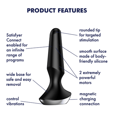Satisfyer Plug - ilicious 2 App Control Plug Vibrator - Loveangels