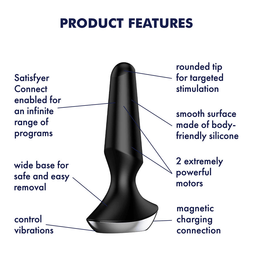 Satisfyer Plug - ilicious 2 App Control Plug Vibrator - Loveangels