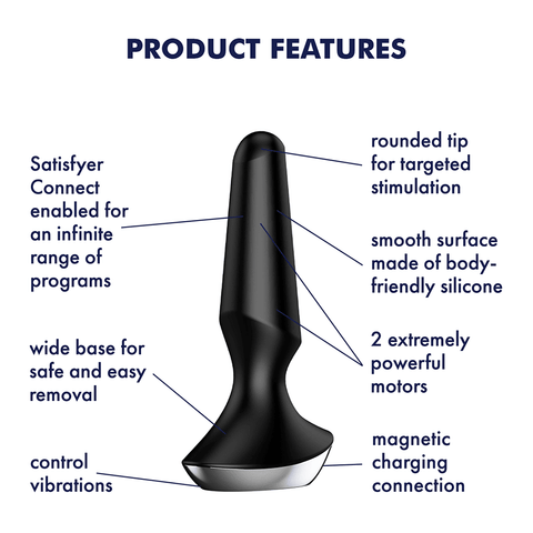 Satisfyer Plug - ilicious 2 App Control Plug Vibrator - Loveangels