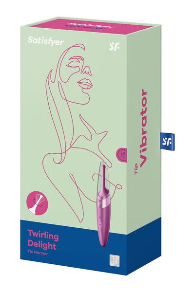 Satisfyer Twirling Delight Tip Vibrator With Case - Loveangels