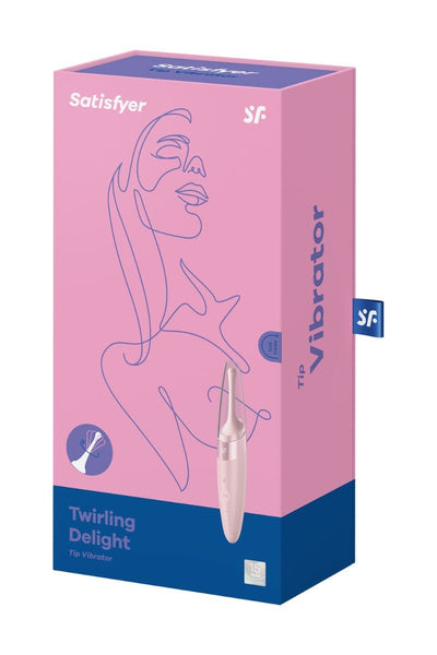Satisfyer Twirling Delight Tip Vibrator With Case - Loveangels