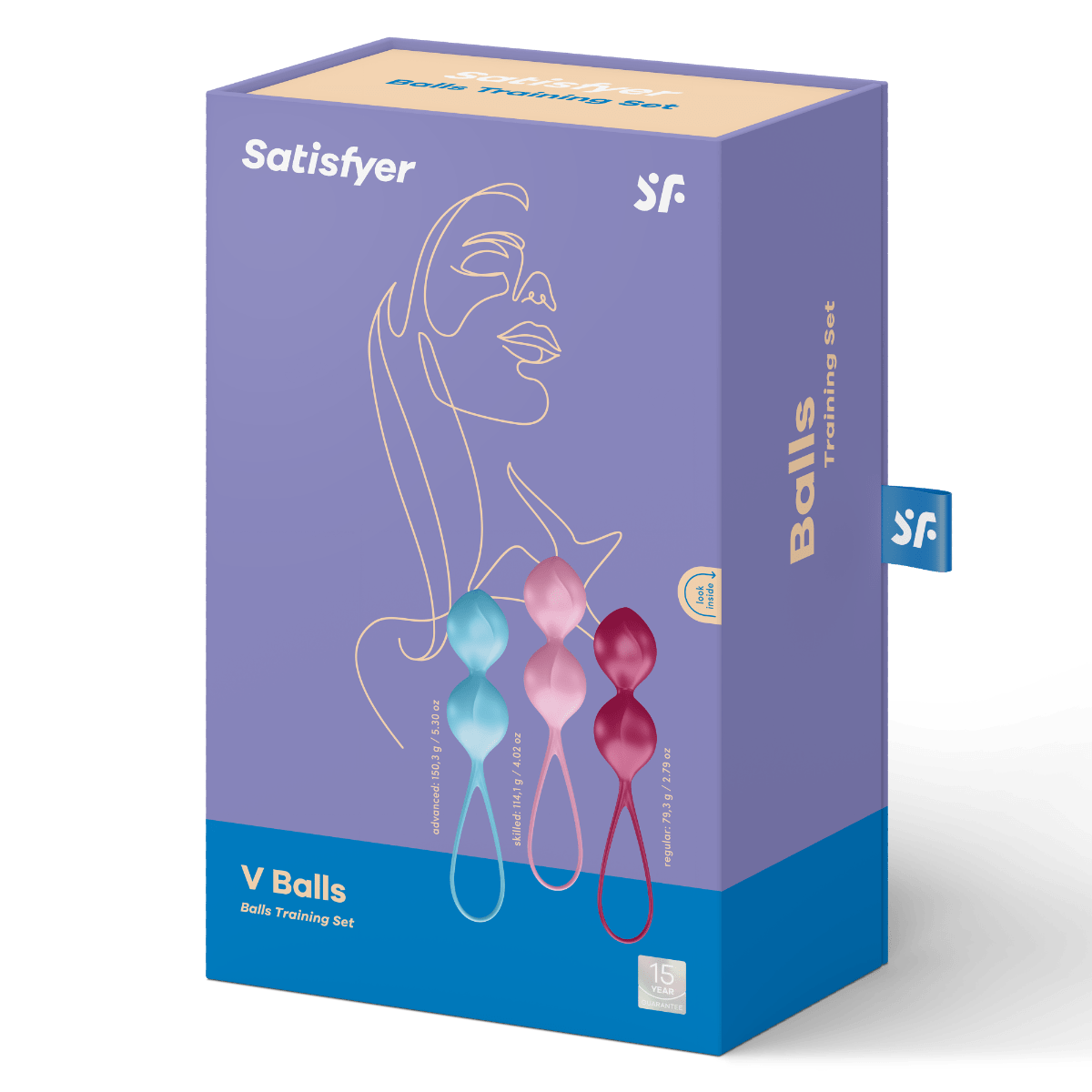 Satisfyer V Balls Kegel Balls Set Of 3 - Loveangels