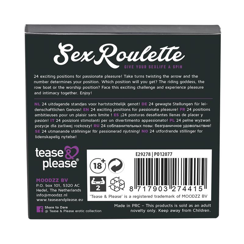 Sex Roulette Kama Sutra Game