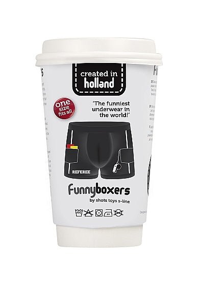 Shots Funny Boxers - Referee - One Size Fits All - Loveangels