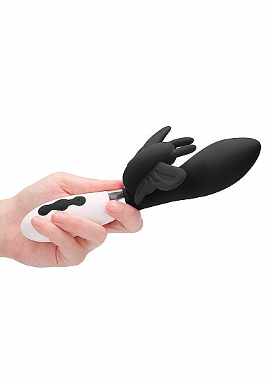 Alexios - Rechargeable Black Butterfly Vibrator