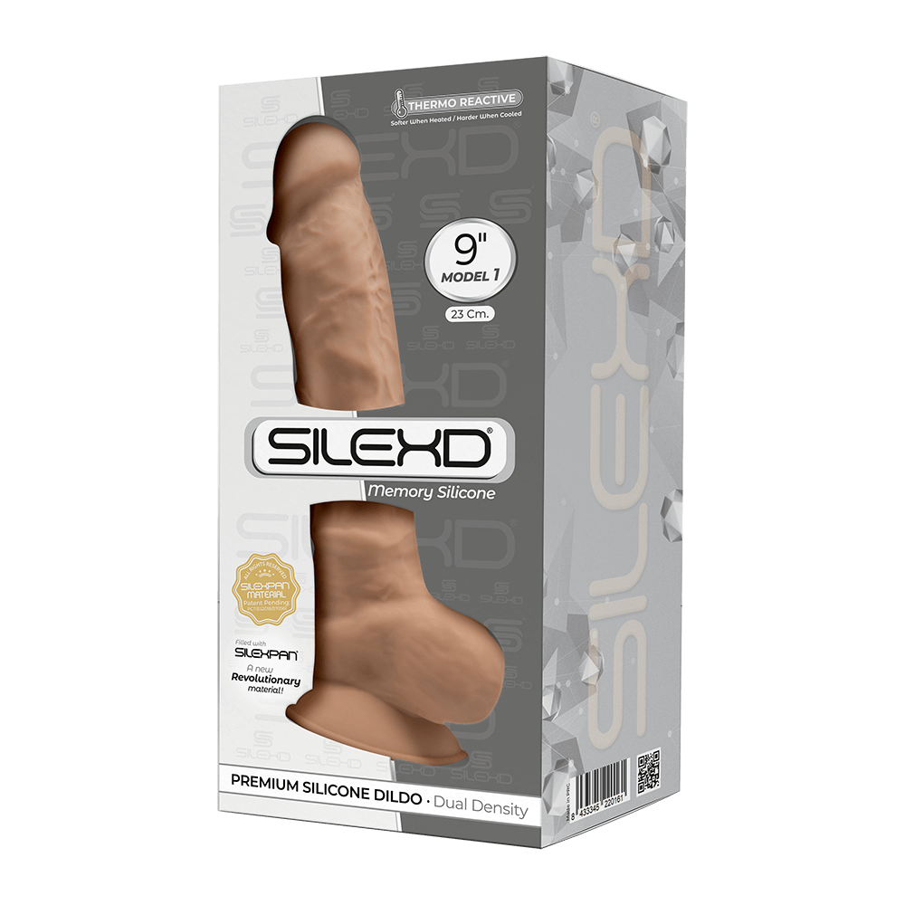 Silexd 9 Inch Thermo Reactive Dildo - Loveangels