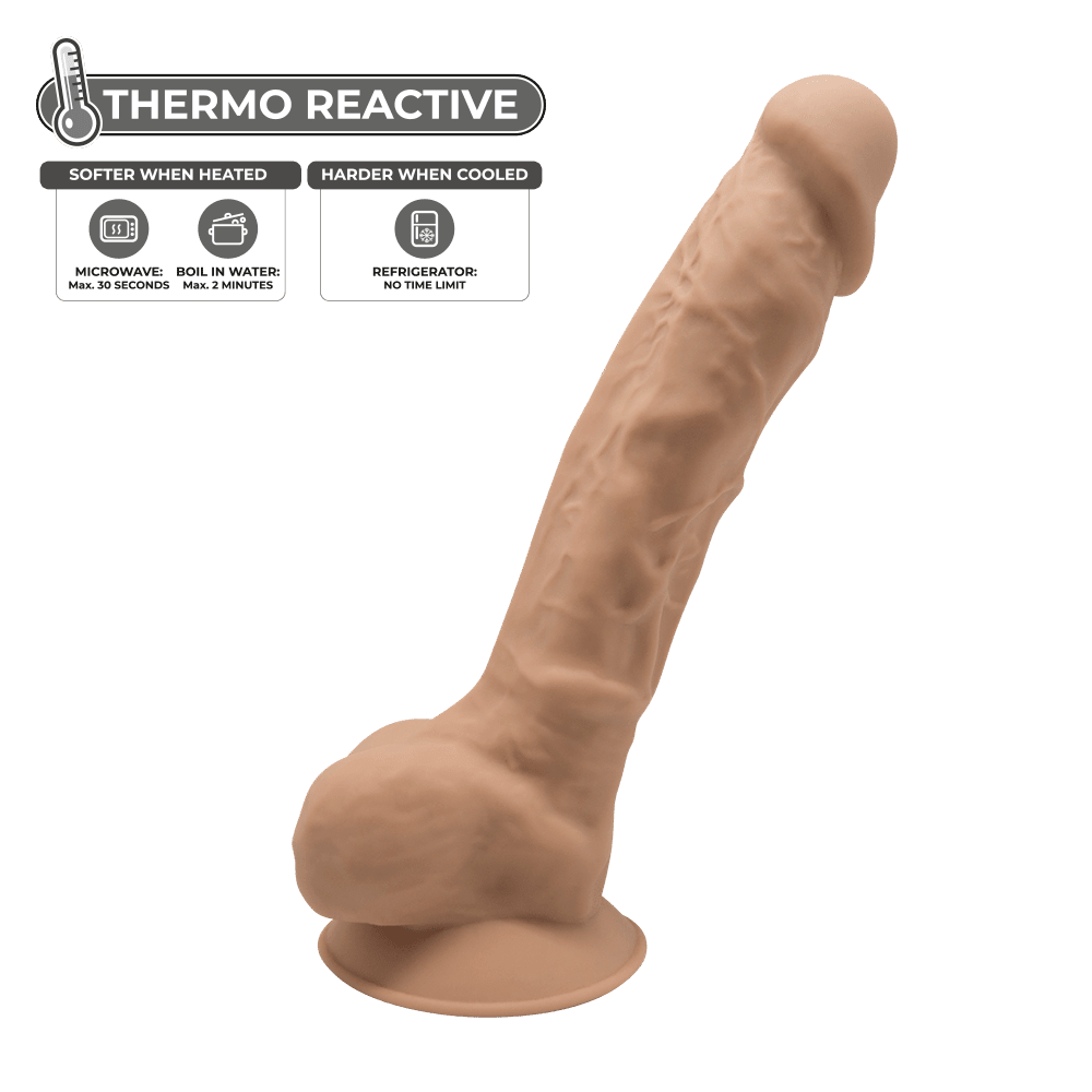 Silexd 9 Inch Thermo Reactive Dildo - Loveangels