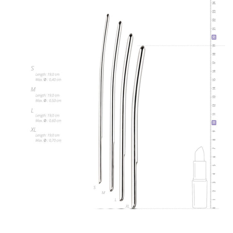 Sinner - 4pcs Stainless Steel Dilator Set - Loveangels