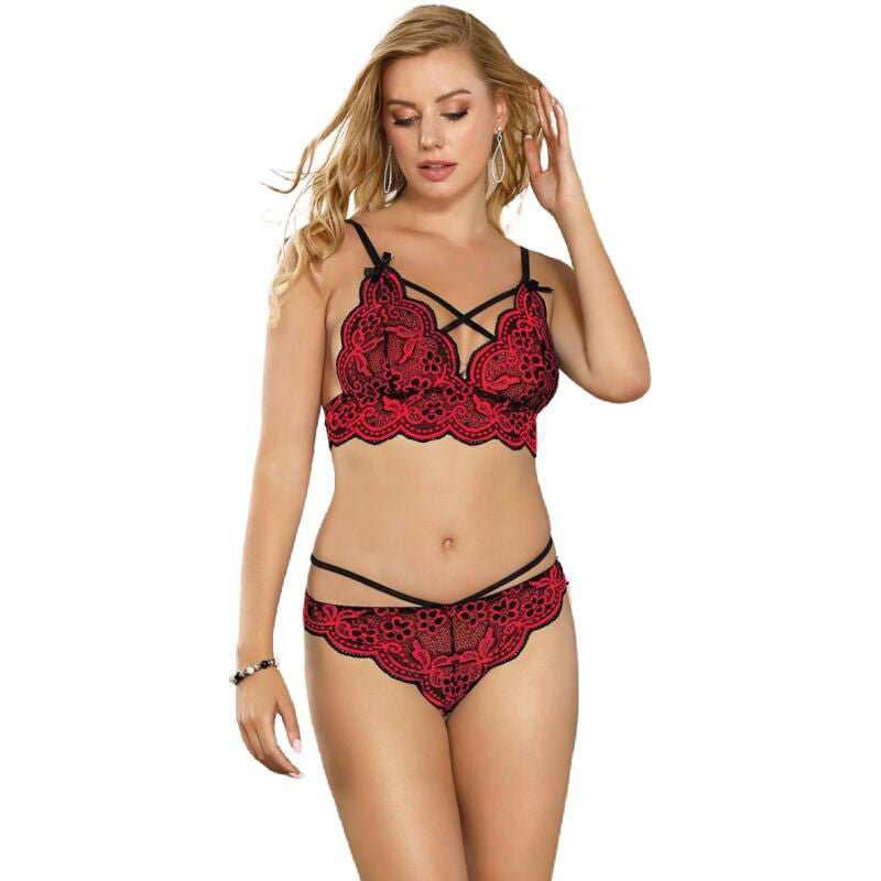 Sublime Two Pieces Set Lace Top And Panties S/M - Loveangels