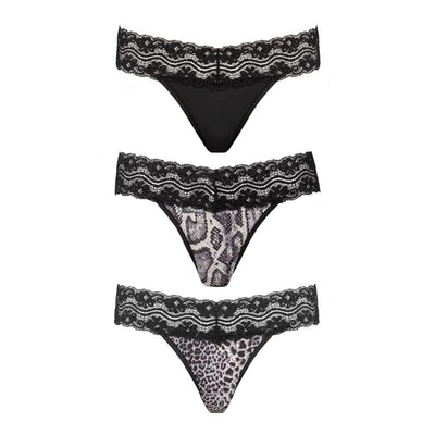 Underneath - Jane Thong Set of 3 - Loveangels
