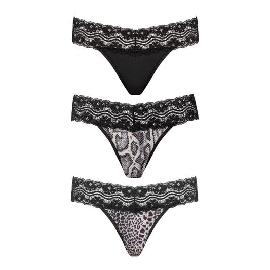 Underneath - Jane Thong Set of 3 - Loveangels