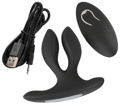 XouXou Vibrating Expander Butt Plug With Remote - Loveangels