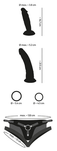 You2Toys Strap - On Kit For Playgirls With 2 Dildos - Loveangels